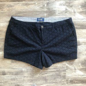 Textured Navy Linen Shorts | Light & Comfortable (Old Navy)